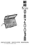 Sencore Mu-140 Mu140 Continental Tube Tester Manual. Fixed Price $12.99.